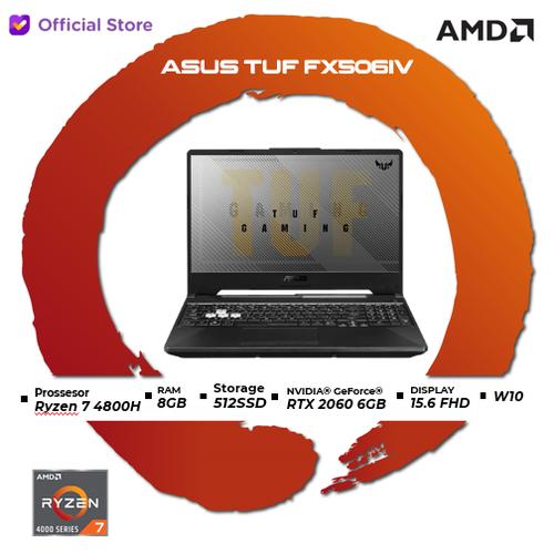 Foto Produk Asus TUF A15 FX506IV R7R6B6T | Ryzen 7 4800H 8GB 512ssd RTX 2060 6GB dari AMD Official Store