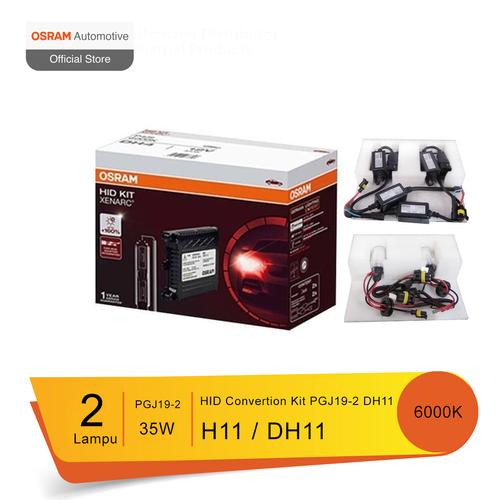 Foto Produk Osram Lampu Mobil HID Convertion Kit H11 PGJ19-2 DH11 6000K dari Osram Automotive