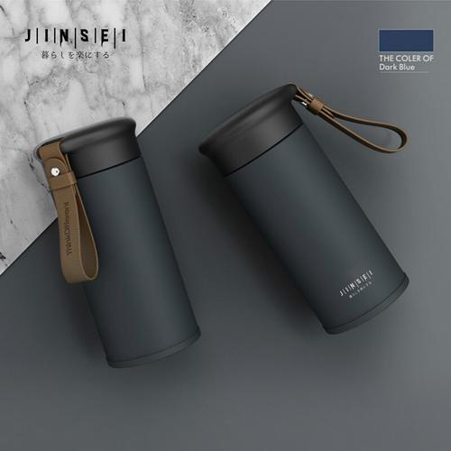 Foto Produk TUMBLER KOPI THERMO CUP 280ML - VACUM MUG - BOTOL AIR MINUM - BIRU TUA dari Northsider coffee shop