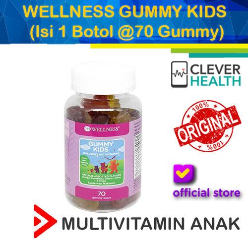 Gambar WELLNESS GUMMY KIDS 70'S // MULTIVITAMIN ANAK // VITAMIN ANAK dari CleverHealth Kota Pekanbaru Tokopedia