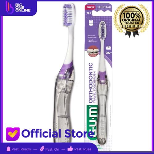 Foto Produk Sikat Gigi GUM Orthodontic Toothbrush 125, GUM Ortho Sikat Gigi Travel dari BigOneOnline