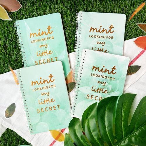 Foto Produk Mint Forest Spiral Ruled Notebook A5 dari Pinkabulous
