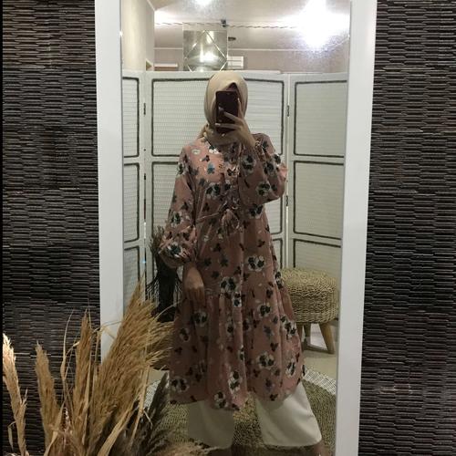 Foto Produk Tunik BUSUI Fashion Wanita Muslim Terbaru Termurah | Aufaa Tunic dari Covering Story