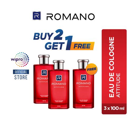 Foto Produk Romano Eau De Cologne Attitude 100Ml BUY 2 GET 1 FREE dari Wipro Unza Official