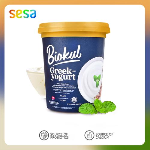 Foto Produk Biokul Greek Yoghurt Plain 473 g dari SESA Official