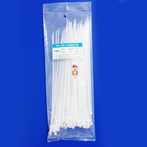 Foto Produk Kabel Ties/Pengikat Kabel TOT 2.5 x 200mm White dari Bali Stationery