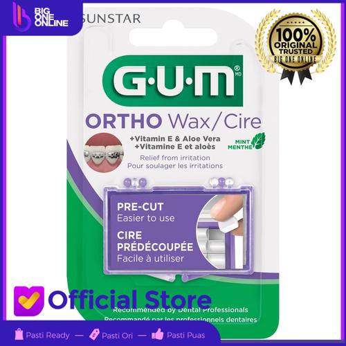 Foto Produk Pembersih Gigi GUM Ortho Wax, GUM Orthodontic Wax Mint 724, Kawat Gigi dari BigOneOnline
