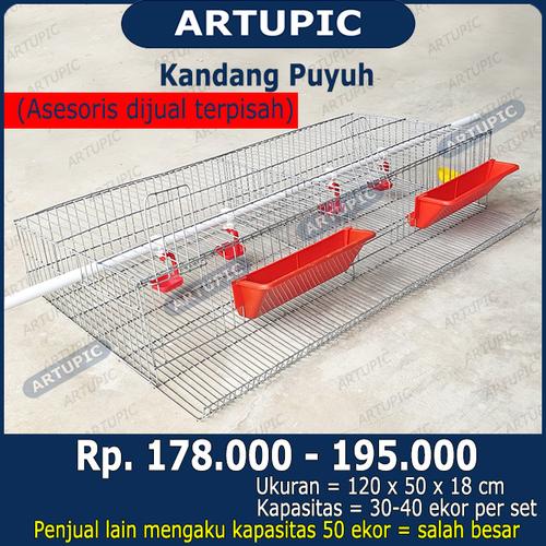 Foto Produk Kandang Puyuh Kandang Baterai Kawat Puyuh beli juga nipple puyuh dari ArtupicPeralatanPeternak