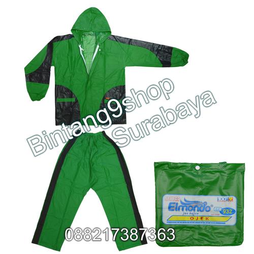 Foto Produk All Size Jas hujan GOJEK Jaket Celana Elmondo 932 dari Bintang9shop