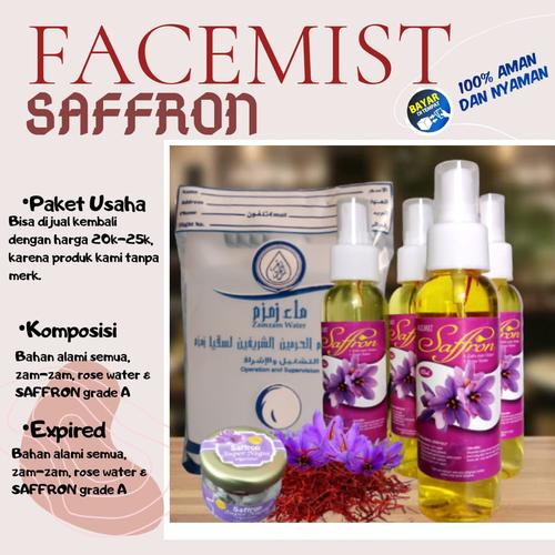 Foto Produk Facemist safron non merk bisa dijual kembali, paket usaha termurah dari RockMatt store
