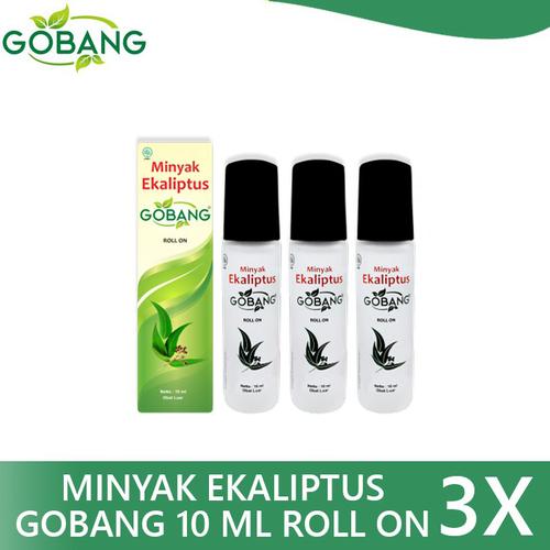 Foto Produk Gobang Minyak Ekaliptus Roll On 10ml - Paket 3pcs dari Rinjani Official Store