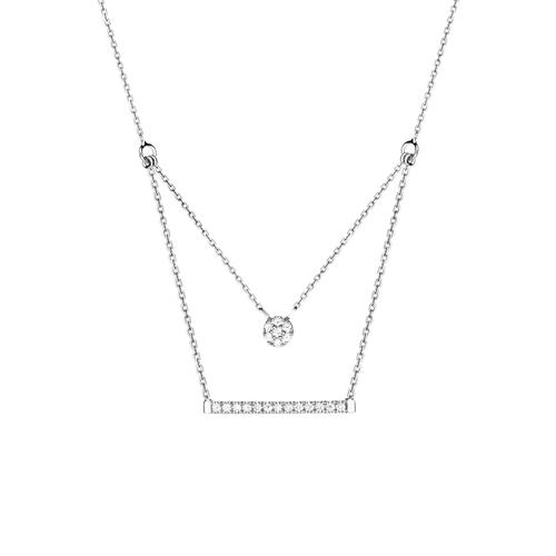 Kalung Berlian F VVS (Luciella Double 