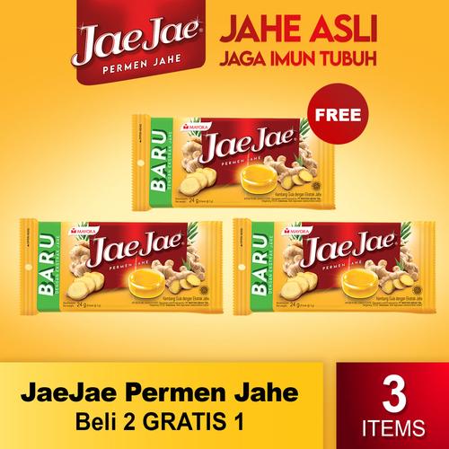 Foto Produk Jae Jae Permen Jahe Beli 2 Gratis 1 dari Mayora Official Store