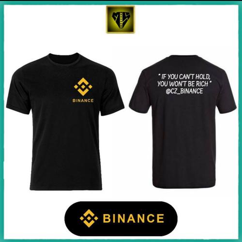 Gambar T-SHIRT CZ BINANCE original from mongskuy - L dari AnxietyWear Kota Depok Tokopedia