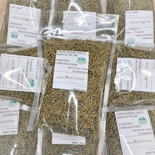 Foto Produk Oxbow Chinchilla Food 500gr Makanan Harian Pellet Kemasan Repack - EXP 2022-08-17 dari Hime petshop