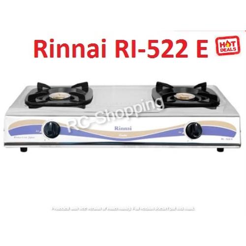 Jual Kompor Gas Rinnai RI 522E / RI 522 E / RI-522E ( 2 Tungku ) - Jakarta  Selatan - Rc-shopping | Tokopedia