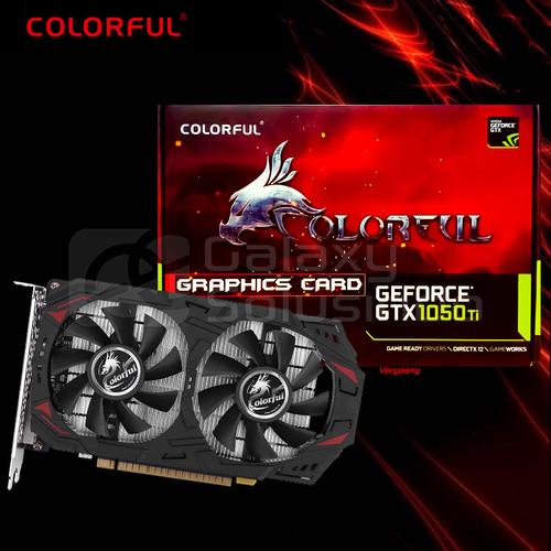 Foto Produk Colorful GeForce GTX1050Ti 4G-V 4GB GDDR5 - VGA GTX 1050 TI DDR5 dari GASOL SUMBERSARI