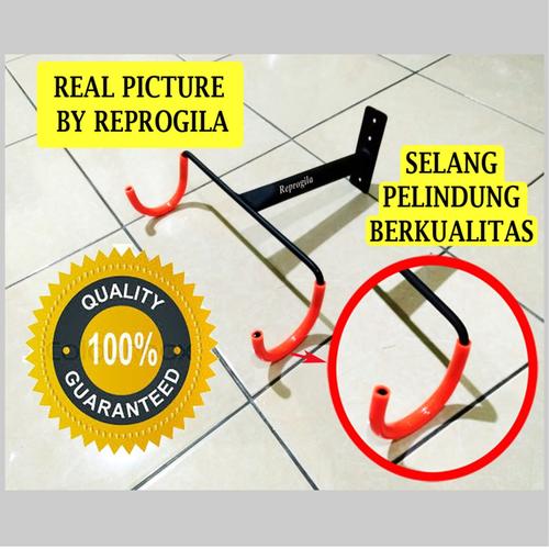 Foto Produk Gantungan Sepeda,Rak Sepeda,Gantungan Hook Sepeda Dinding,Bike Hanger. - 3 Lubang, Hitam dari TPL