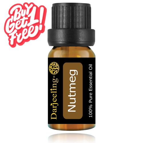 Foto Produk Buy 1 get 1 free - 10ml Nutmeg Essential Oil Minyak Pala 100% Murni dari Darjeeling Store