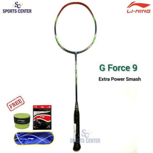 Foto Produk BEST DEAL Raket Badminton Lining G Force 9 / G-Force 9 FULLSET dari Sports Center