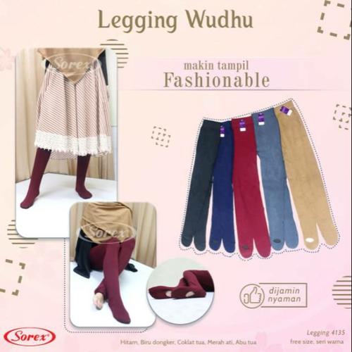 Gambar SOREX LEGGING WUDHU 4135 Nyaman Di pakainya - Cokelat, Free Size dari Dalaman KU undefined Tokopedia