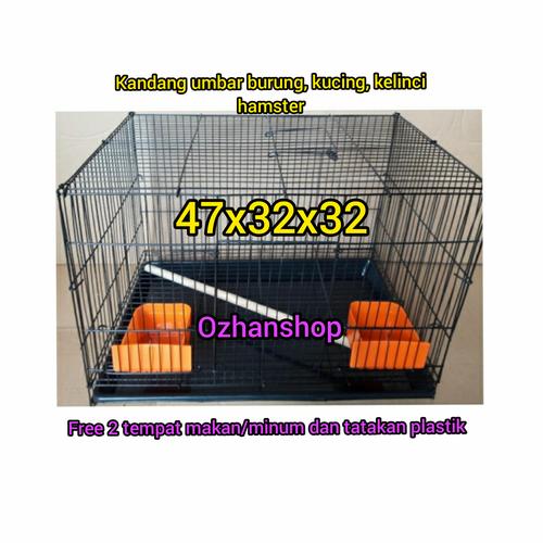 Foto Produk Kandang umbaran lipat buat kucing kelinci hamster 46x31x37 dari ozhan shop