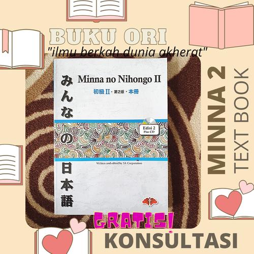 Foto Produk Minna No Nihongo 2 TEXTBOOK dari Warung Mas Senpai
