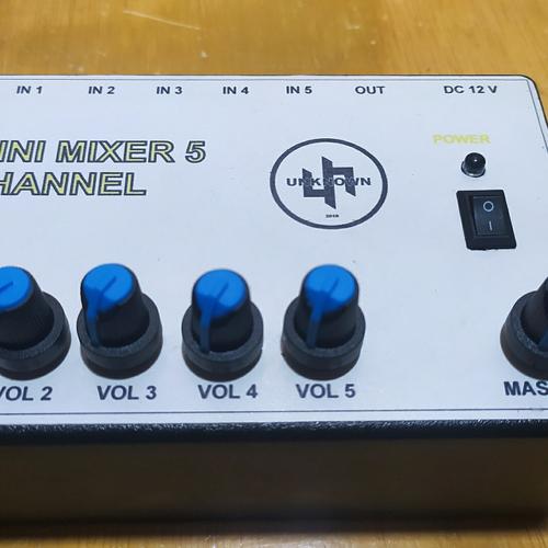 Jual Mini Mixer Converter Aktif SoundCard V8 4 Channel, Biasa Kab. Bantul Jaya Elektronik
