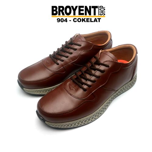 Foto Produk Sepatu Sneaker Pria Casual Kulit Asli 904 - Hitam, 39 dari Broyent-shop