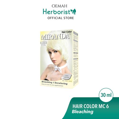 Foto Produk Miranda Hair Color (Cat Rambut Permanen) MC6 Bleaching 30ml dari Oemah Herborist