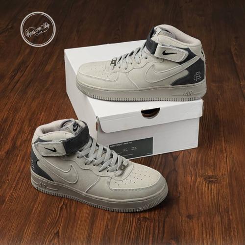 Jual Nike Air Force 1 Mid Reigning Champ Grey - 39 - Kota Bandung -  Vans.com_bdg | Tokopedia