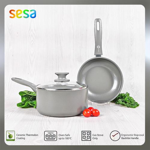 Foto Produk GreenPan Delight Grey GreenPan Set A isi 2pcs dari SESA Official
