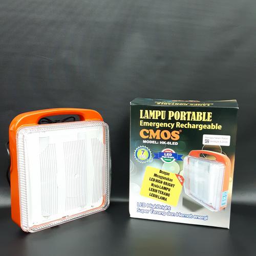 Foto Produk EMERGENCY LAMP LED HIGH BRIGHT - CMOS HK-6LED - LAMPU DARURAT RECHARGE dari EtalaseBelanja
