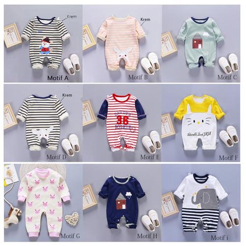 Foto Produk Jumper Bayi / Jumper Baby / Romper Bayi Imut dan Lucu - MOTIF B dari M&K ( Mom & Kids)