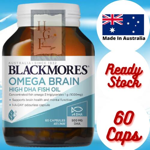Jual Blackmores Omega Brain High DHA Fish Oil 60 Capsules - Kota Tangerang  - Health Gallery Store | Tokopedia