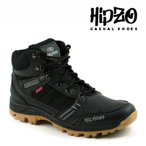 Foto Produk Sepatu Pria Terbaru Sepatu Pria Hiking Sepatu Gunung Pria Sepatu Ridin - Hitam, 39 dari Hipzo Official Shop