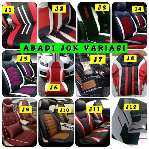 Foto Produk Sarung Jok Mobil CALYA - Kombinasi 3 Warna - Full Seat 3 Baris dari abadi cover seat