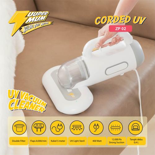 Foto Produk Vacuum Cleaner UV Dust Mites - Zuuper Mum (Corded 5 meters) ZP02 dari Paninti Hub