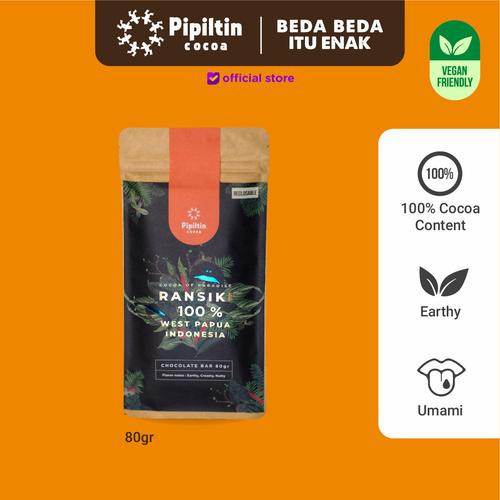 Foto Produk Pipiltin Cocoa Dark Chocolate - Chocolate Bar Ransiki 100% dari Pipiltin Cocoa