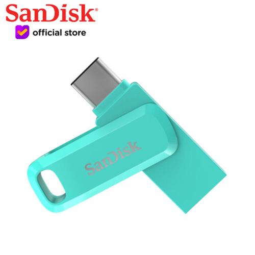 Foto Produk Sandisk OTG 64GB USB Type-C USB 3.1 Ultra Dual Drive Go - Green dari SanDisk Official