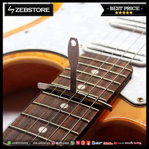 Foto Produk 9Pcs Understring Radius Gauges String T Shape Metal Guitar Tools dari Zeb Hobbies Store