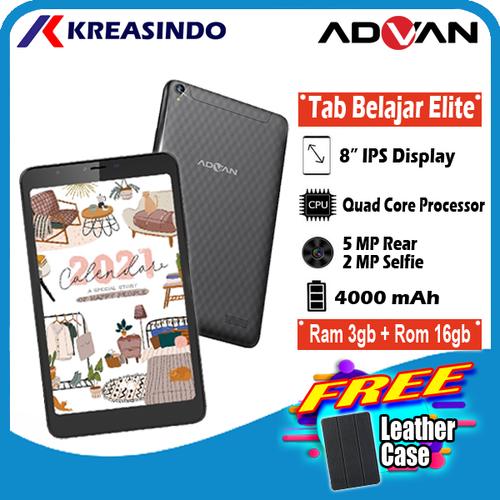 Foto Produk Advan Tab Belajar Elite 3/16 Ram 3GB Rom 16GB Tablet 8 Inch Resmi - Hitam dari Kreasindo Online
