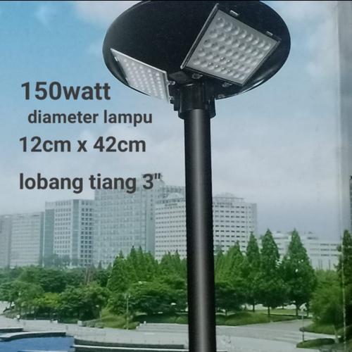 Jual Lampu Jalan 150 watt Solar cell Lampu pju 150w tenaga surya sorot