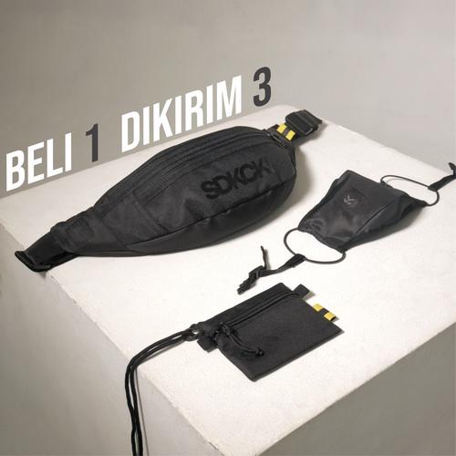 Foto Produk Roger Black on Black Waist bag dari Sidekick Project