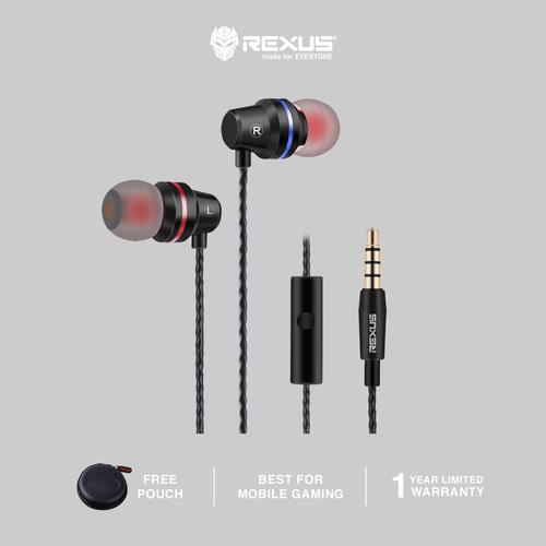 Gambar Rexus Earphone S500i - gold dari Rexus Official Store Tokopedia