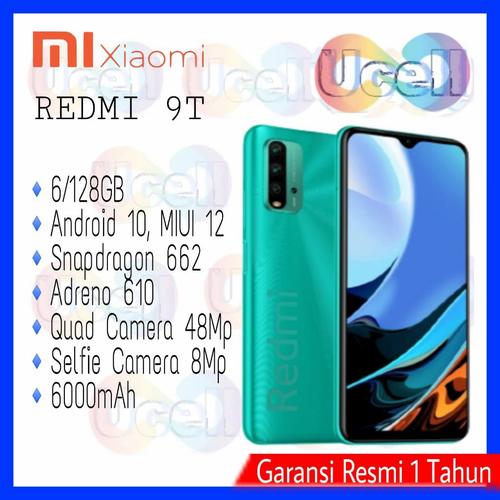 Foto Produk Xiaomi Redmi 9T - 4/64GB & 6/128GB - Garansi Resmi - Abu-abu, 4/64GB dari ucell cempaka