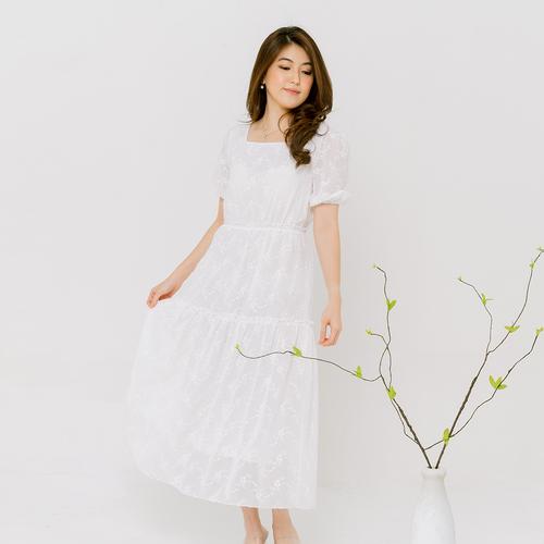 Foto Produk Chocochips - Aloysia Dress White - Putih, S dari Chocochips Official Shop