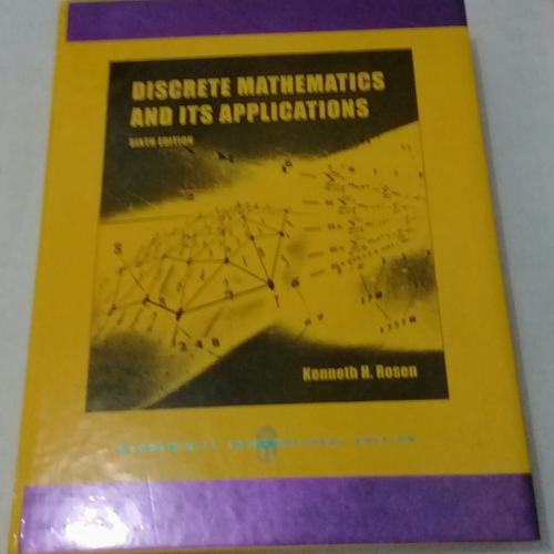 Jual Discrete Mathematics and Its Applications Sixth Edition by Kenneth ...