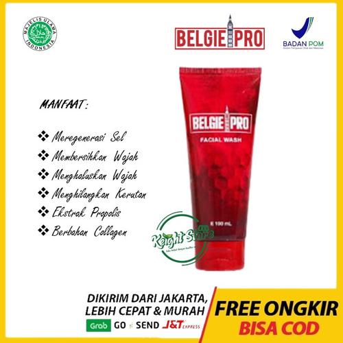 Foto Produk Facial Wash Belgie Pro Sabun Pembersih Kulit Wajah Pemutih Anti Aging dari Keight Store