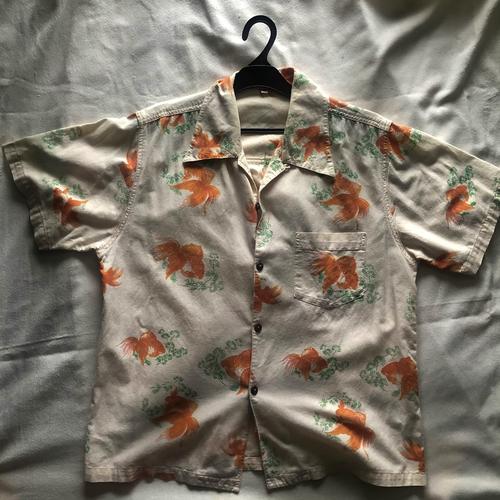 Jual Vintage Floral Shirt Linen - Kota 